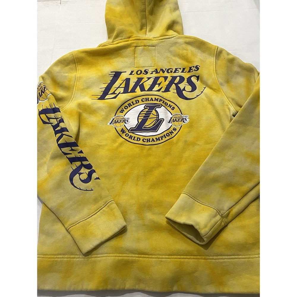 Hollister NBA Los Angeles Lakers Pullover  Hoodie Sweatshirt Tie-Dye. Small